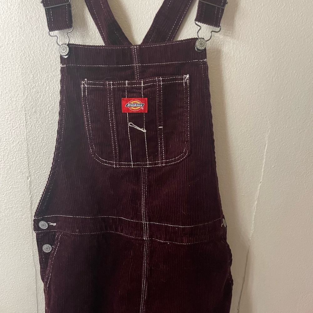 Maroon dress overall